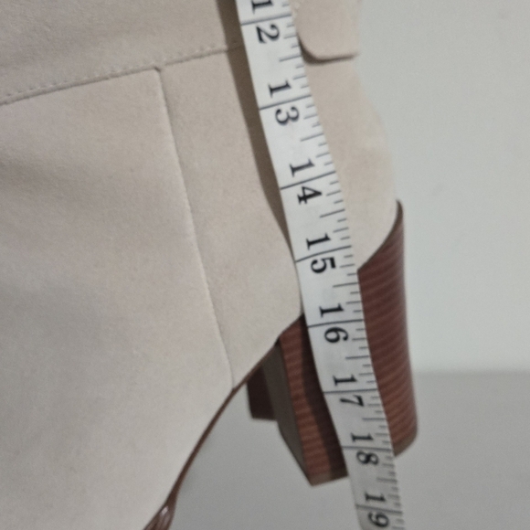 Sarto Jasmine Elegant Knee-High Suede Heeled Quit Luxury Boots Size 10 - Picture 16 of 16